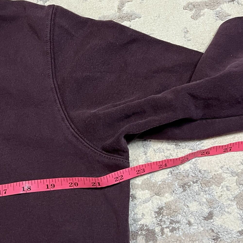 The North Face Hoodie Sweatshirt Never Stop Exploring Mens Sz S Maroon - Picture 7 of 9